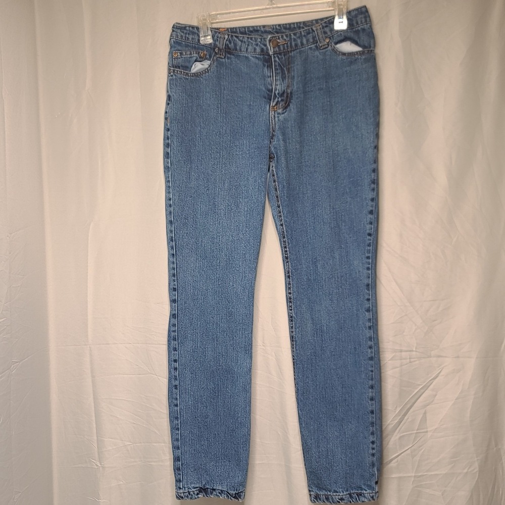 Jane Ashley Vintage Workwear Thermal Lined Straight Leg Pants‎ Navy Blue Size 12